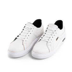 کفش روزمره مردانه Clarks چرم مصنوعی سفید مدل 43680