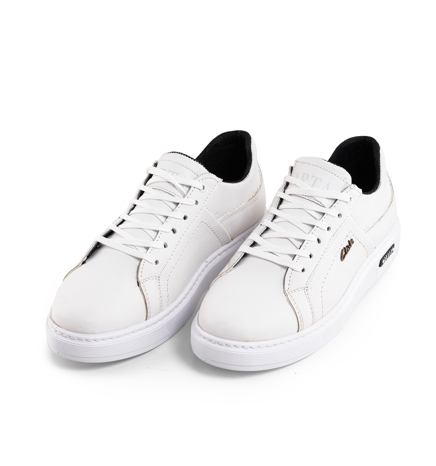 کفش روزمره مردانه Clarks چرم مصنوعی سفید مدل 43680