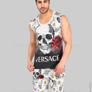 ست رکابی شلوارک مردانه Versace مدل 25255