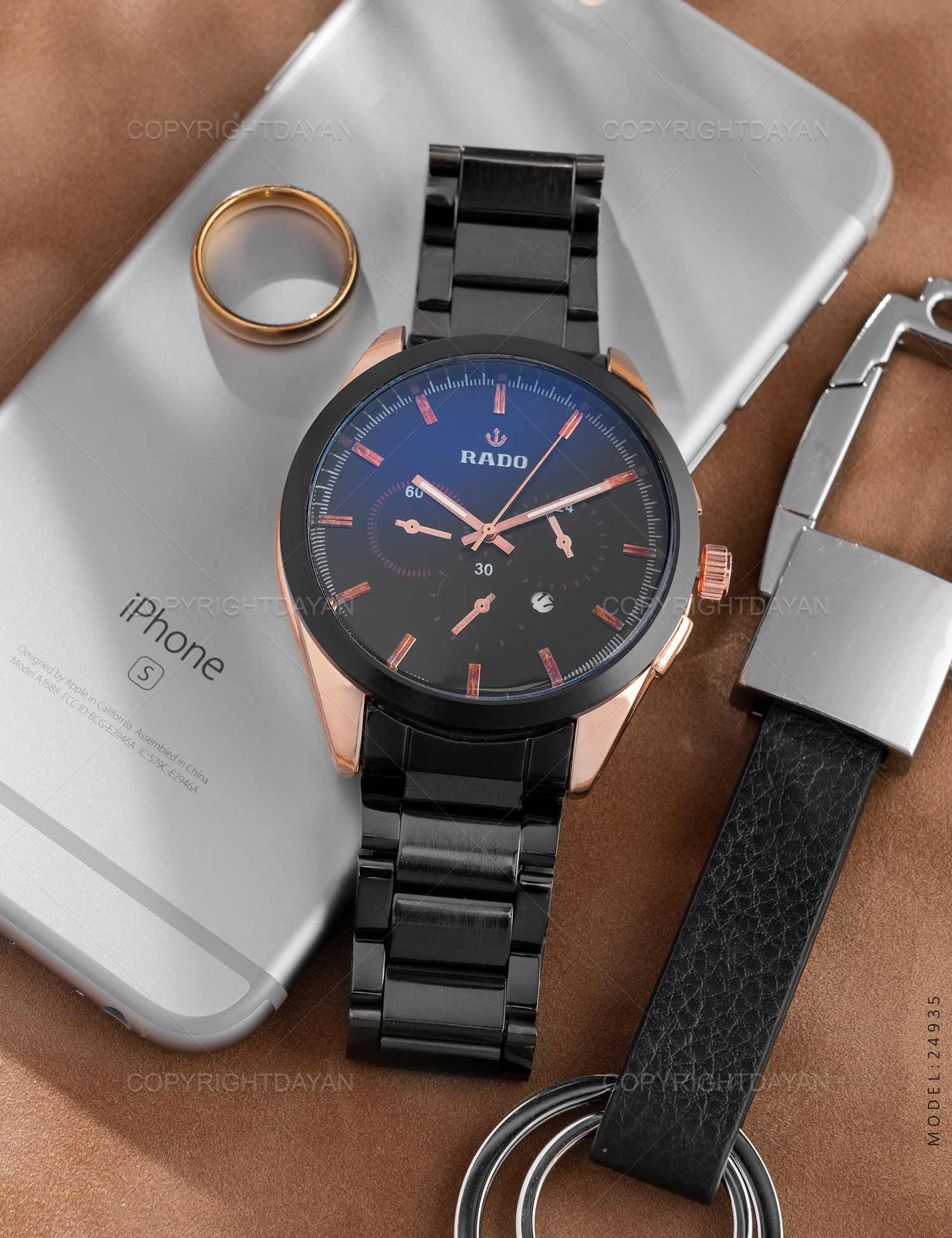 ساعت مچی عقربه ای مردانه Rado مدل 24935