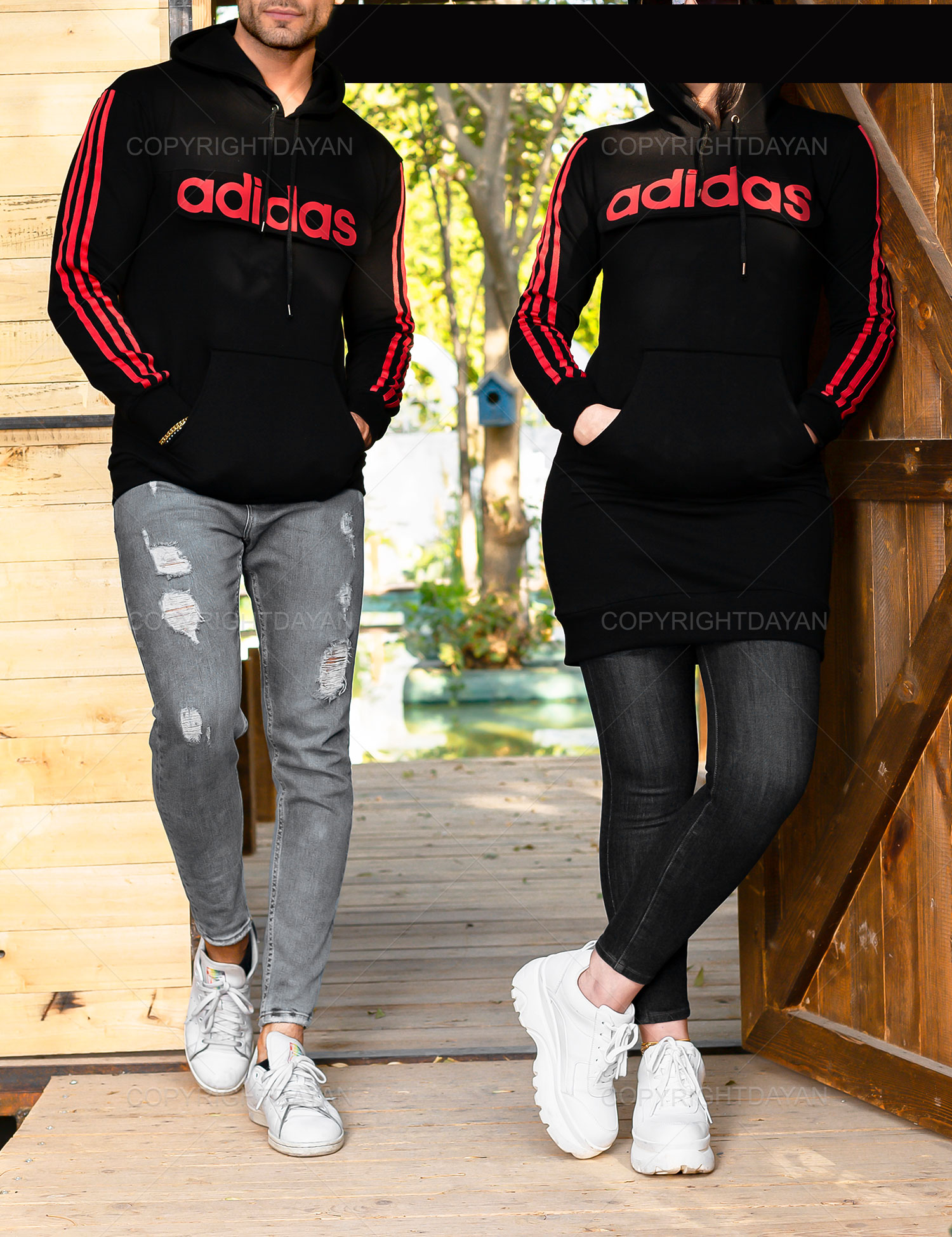 ست دونفره سویشرت Adidas مدل 11407