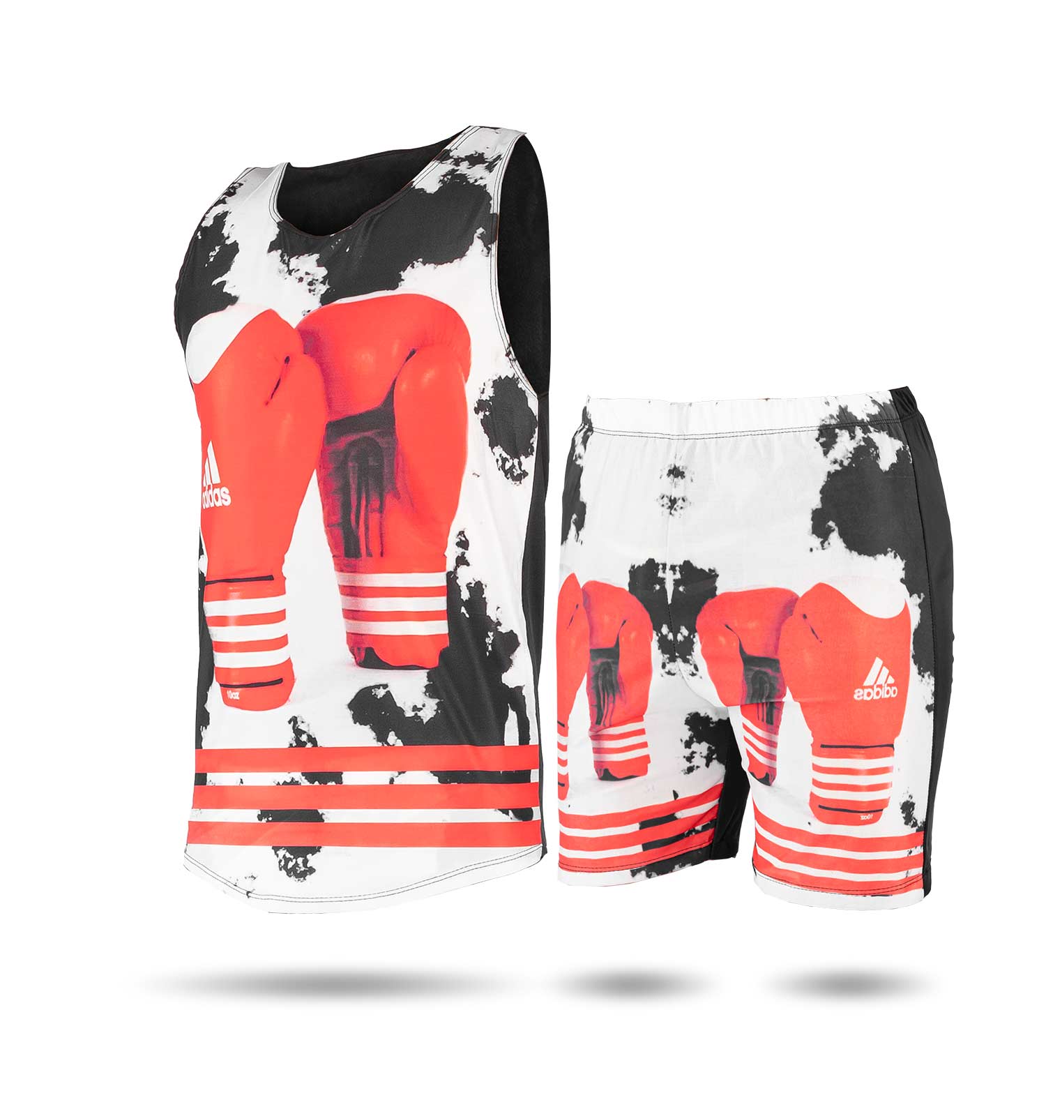 ست رکابی شلوارک مردانه Adidas مدل 35451