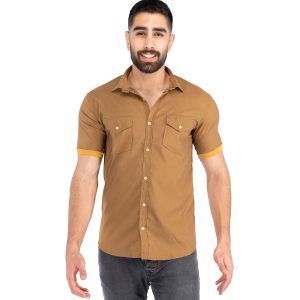 پیراهن اسپرت مردانه آستین کوتاه مدل 42405