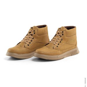 نیم بوت چرم مصنوعی مردانه Lacoste اسپرت بند دار مدل 38840