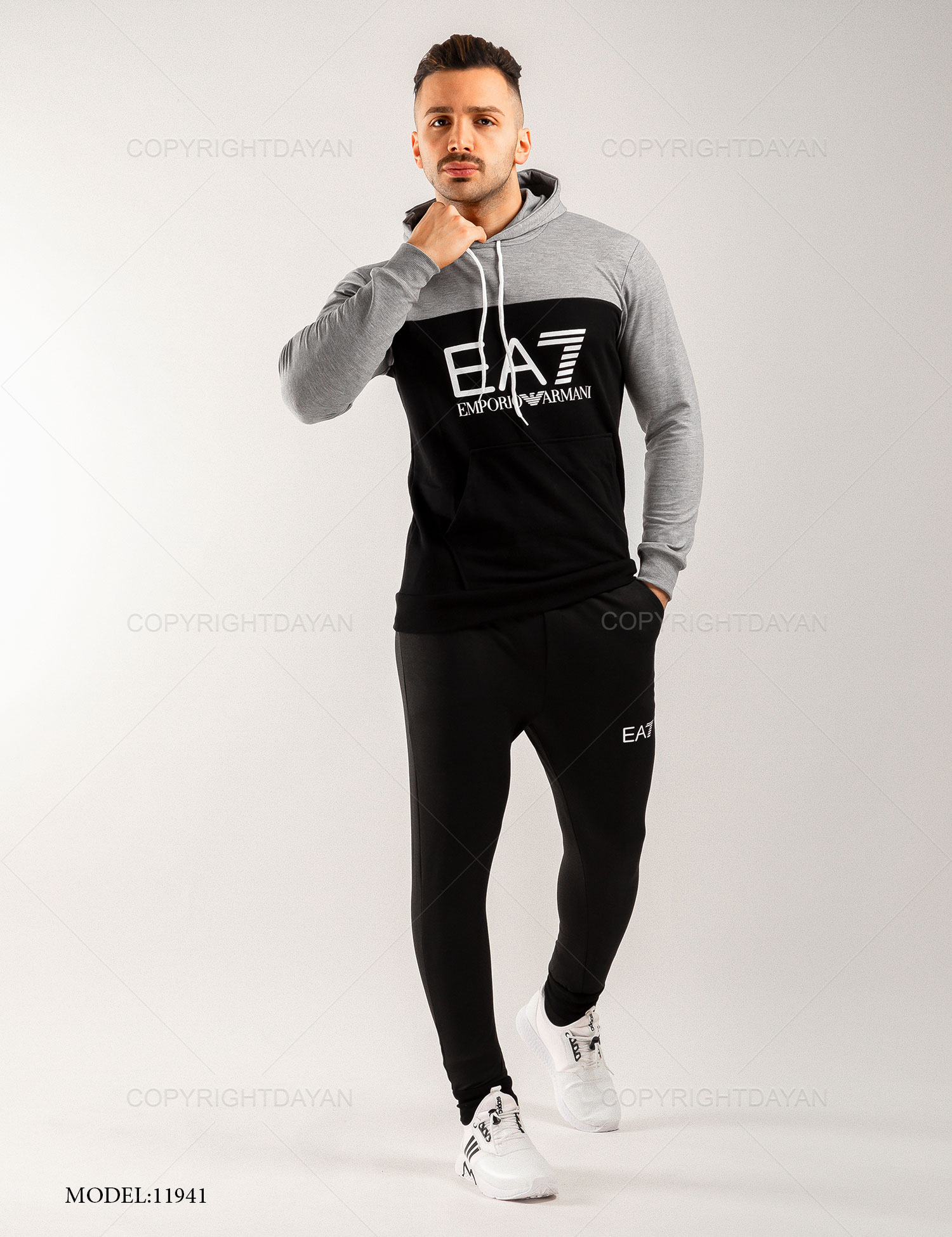 ست سویشرت شلوار مردانه Emporio Armani مدل 11941