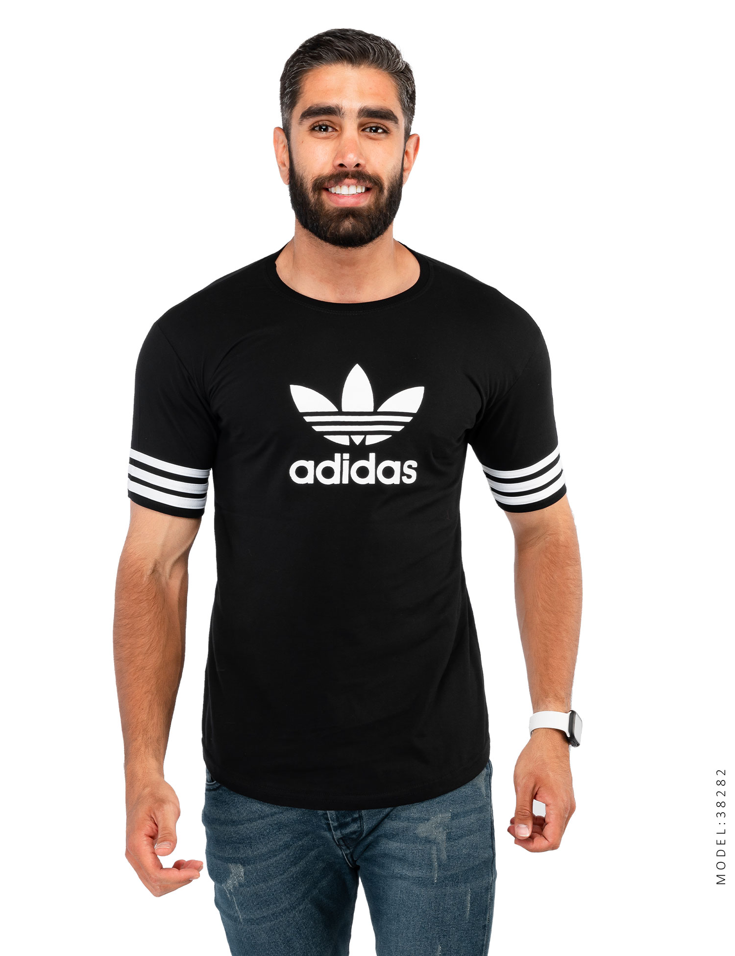 تیشرت مردانه یقه گرد Adidas مدل 38282