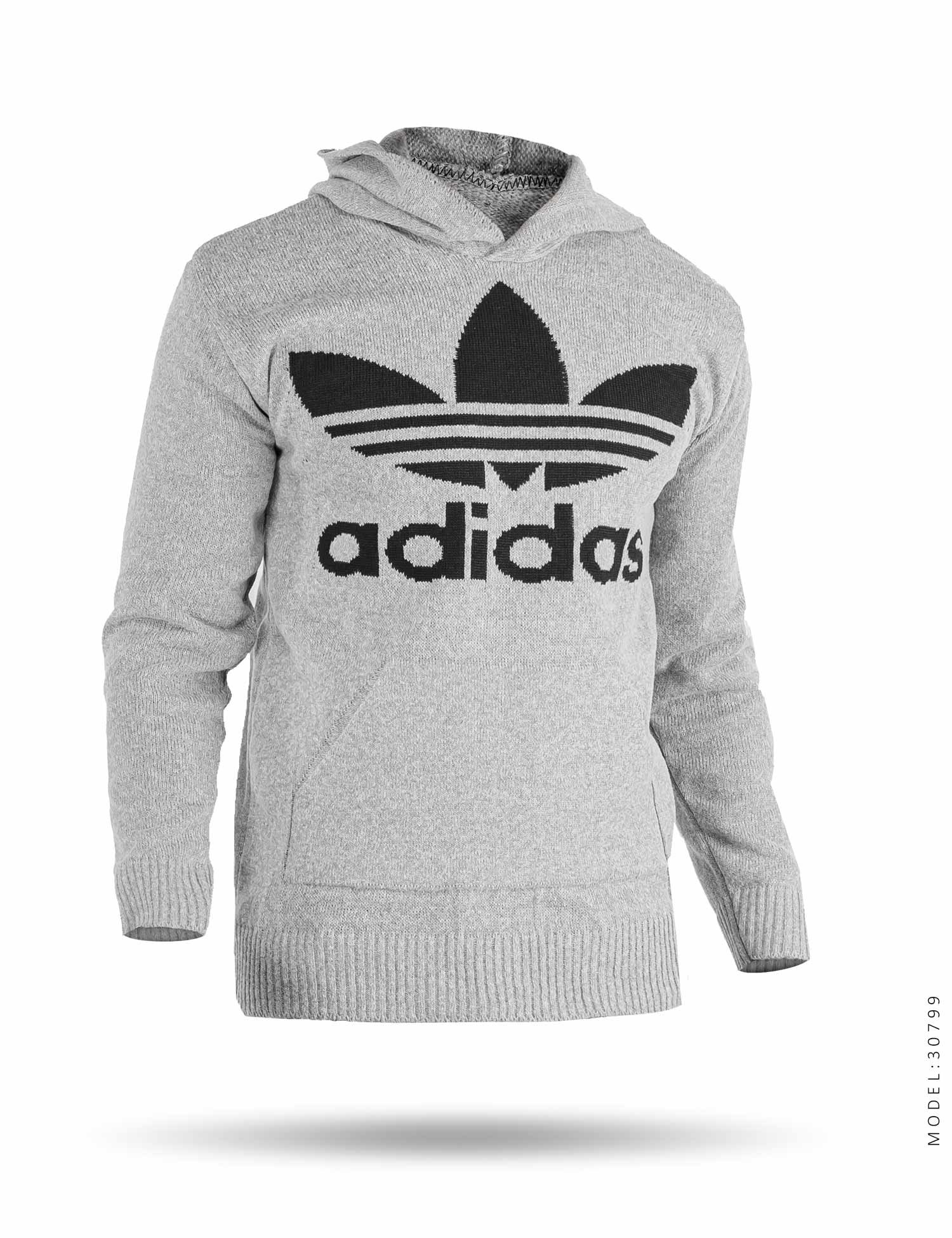 هودی بافت مردانه کلاهدار Adidas مدل 30799