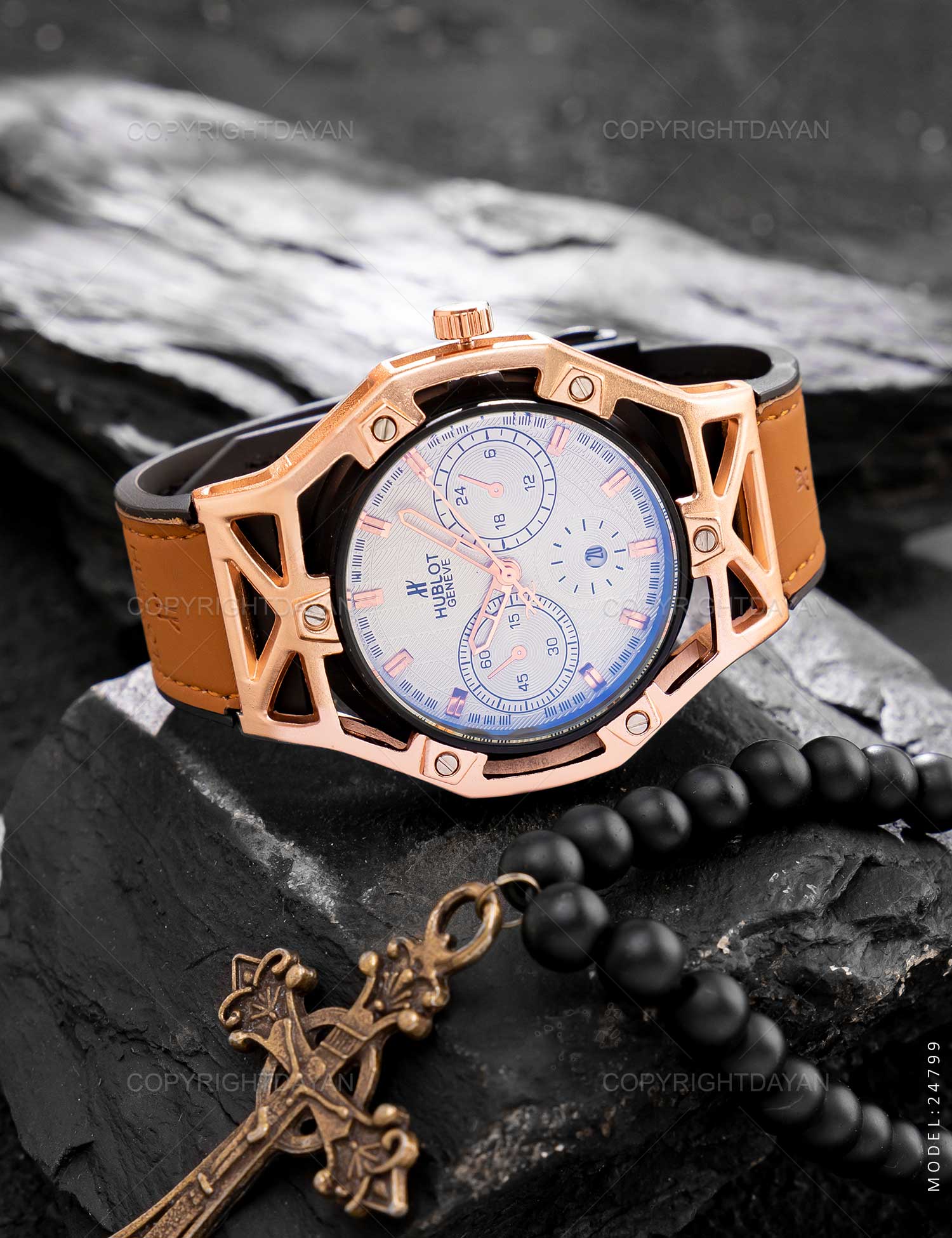 ساعت مچی عقربه ای مردانه Hublot مدل 24799