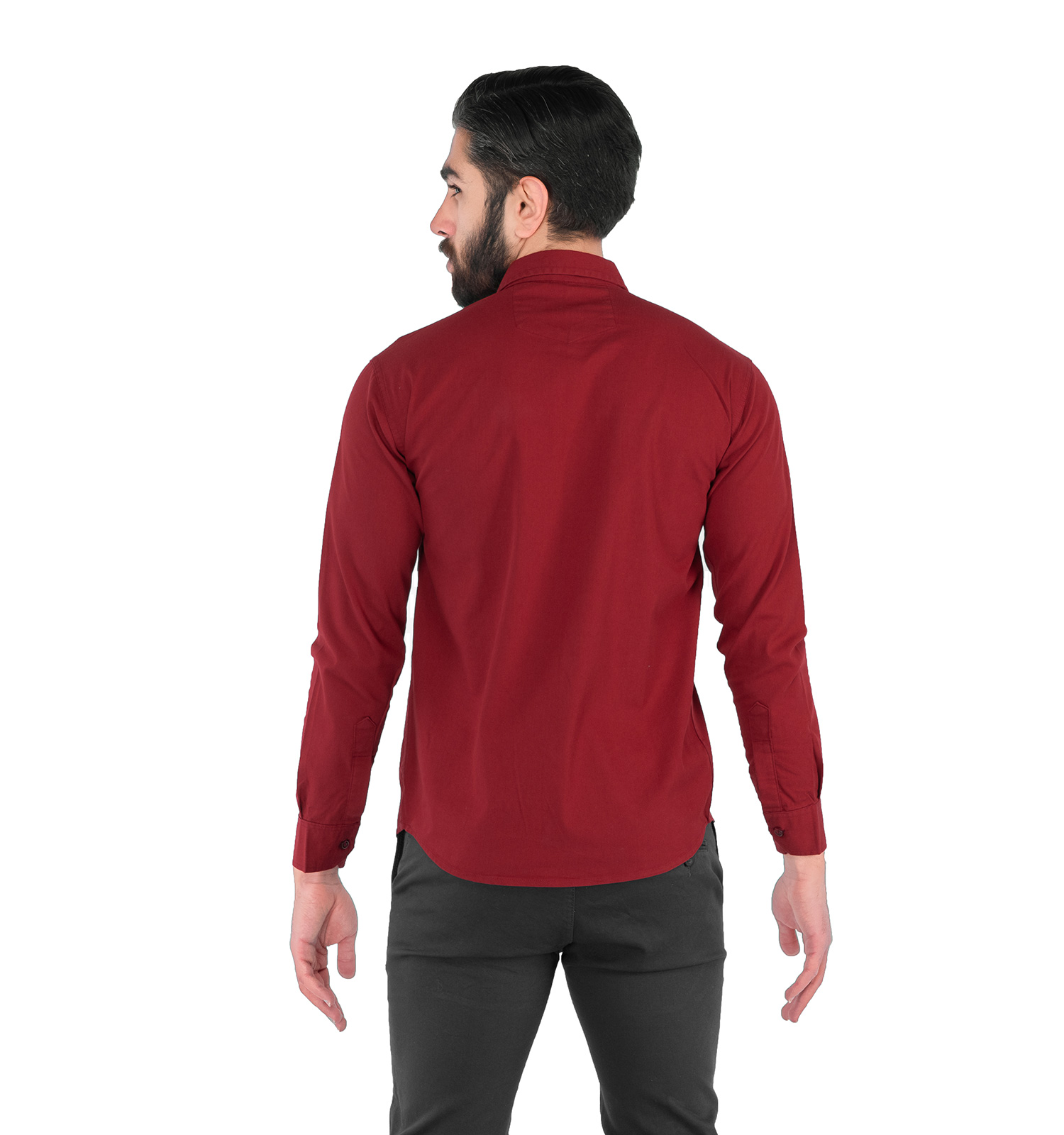 پیراهن اسپرت کتان مردانه آستین بلند Polo مدل 41763