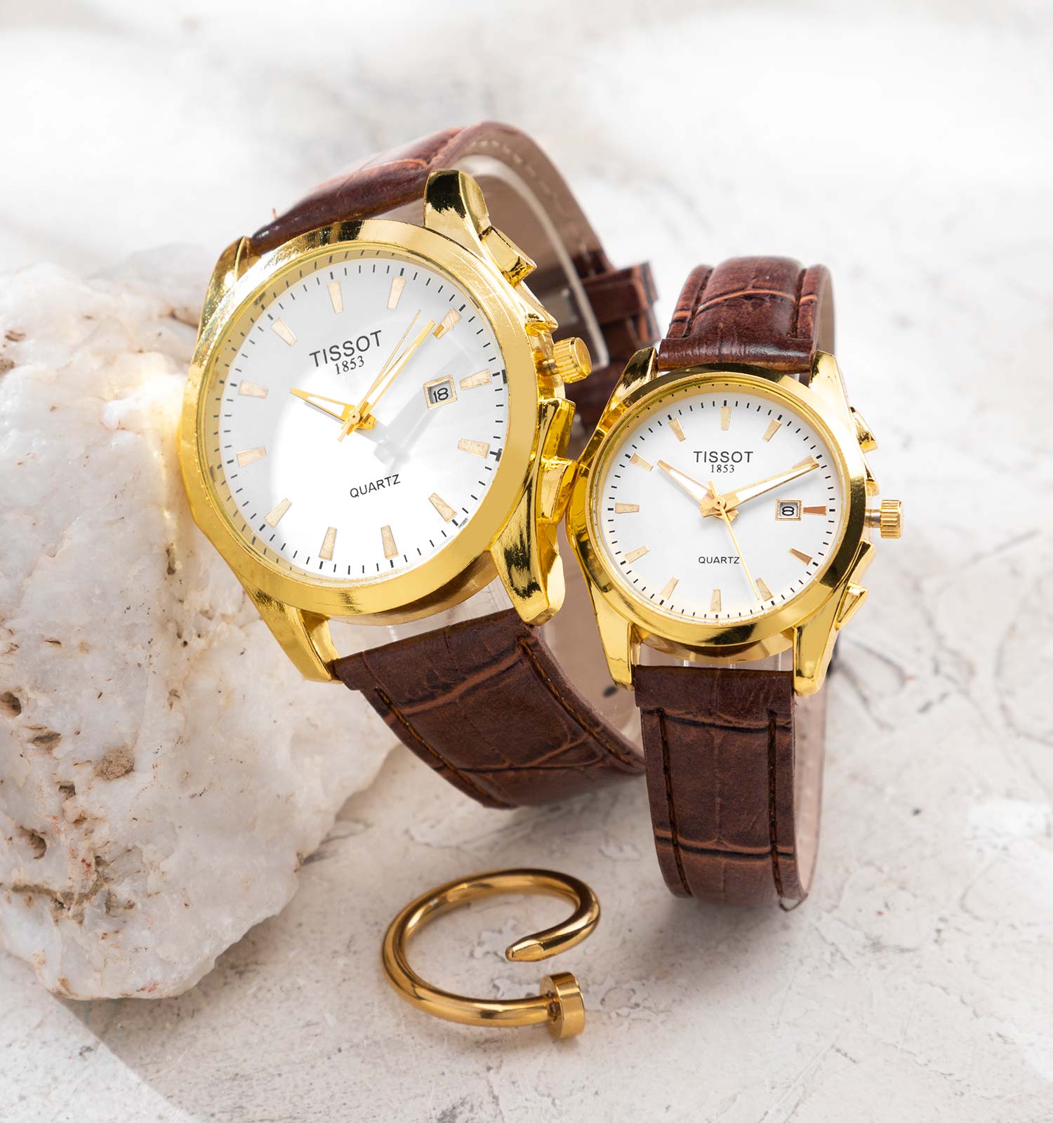 ست ساعت مچی عقربه ای Tissot مدل 39473