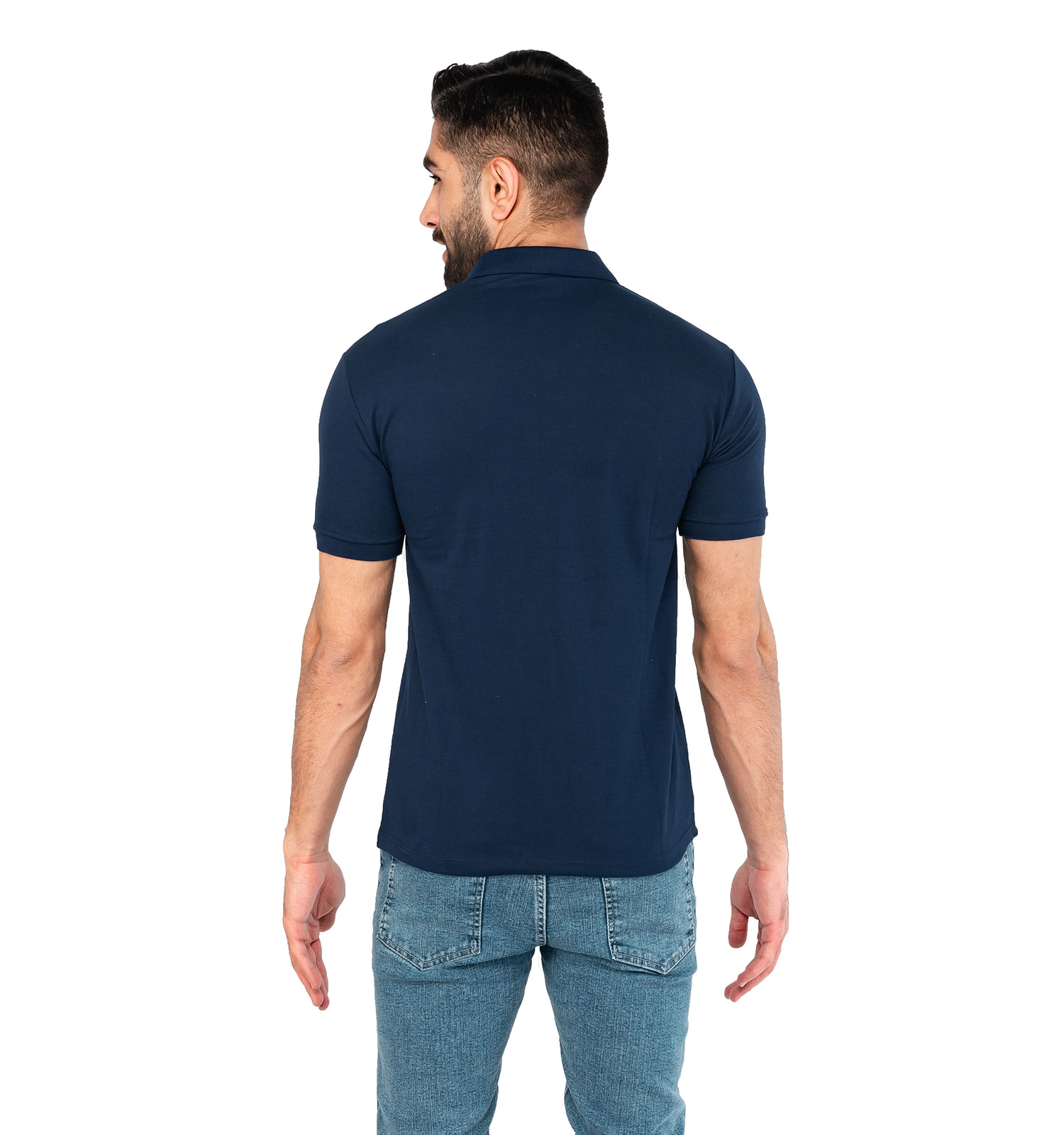 تیشرت Polo مردانه یقه دار ساده مدل 44618
