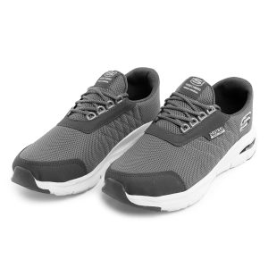 کفش ورزشی Skechers مردانه طوسی بندی مدل 42674