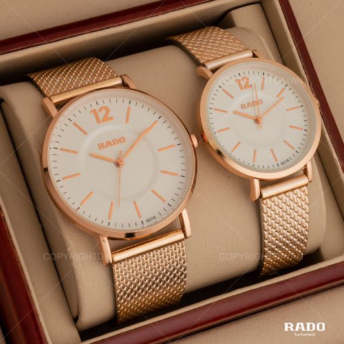 ست ساعت مچی مردانه زنانه Rado مدل W 8753