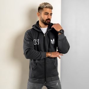 سویشرت مردانه طوسی مدل Adidas 03