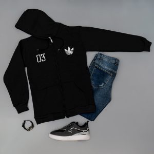 سویشرت مردانه مشکی مدل Adidas 03