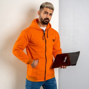 سویشرت مردانه نارنجی مدل Tirdad