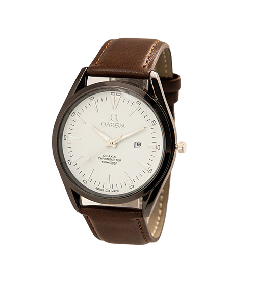 ساعت مچی چرم مردانه Omega مدل 41914