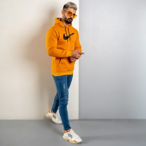 هودی Nike خردلی مردانه مدل Henry