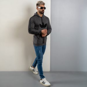 هودی مردانه Adidas طوسی مدل Patrick
