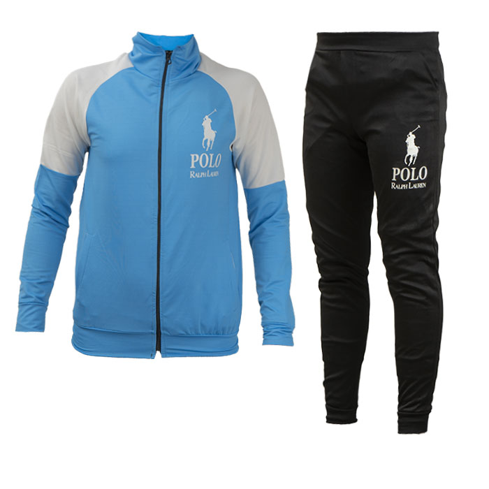 ست سویشرت شلوار polo مردانه آبی روشن مدل Zarya