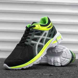 کفش ورزشی Asics مردانه مشکی سبز مدل NERON
