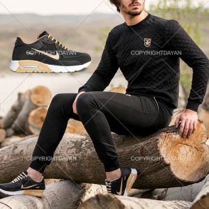 ست بلوز شلوار Polo (مشکی) کفش Odek (مشکی)