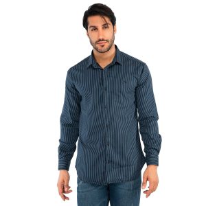 پیراهن مردانه راه راه Stark مدل 39323