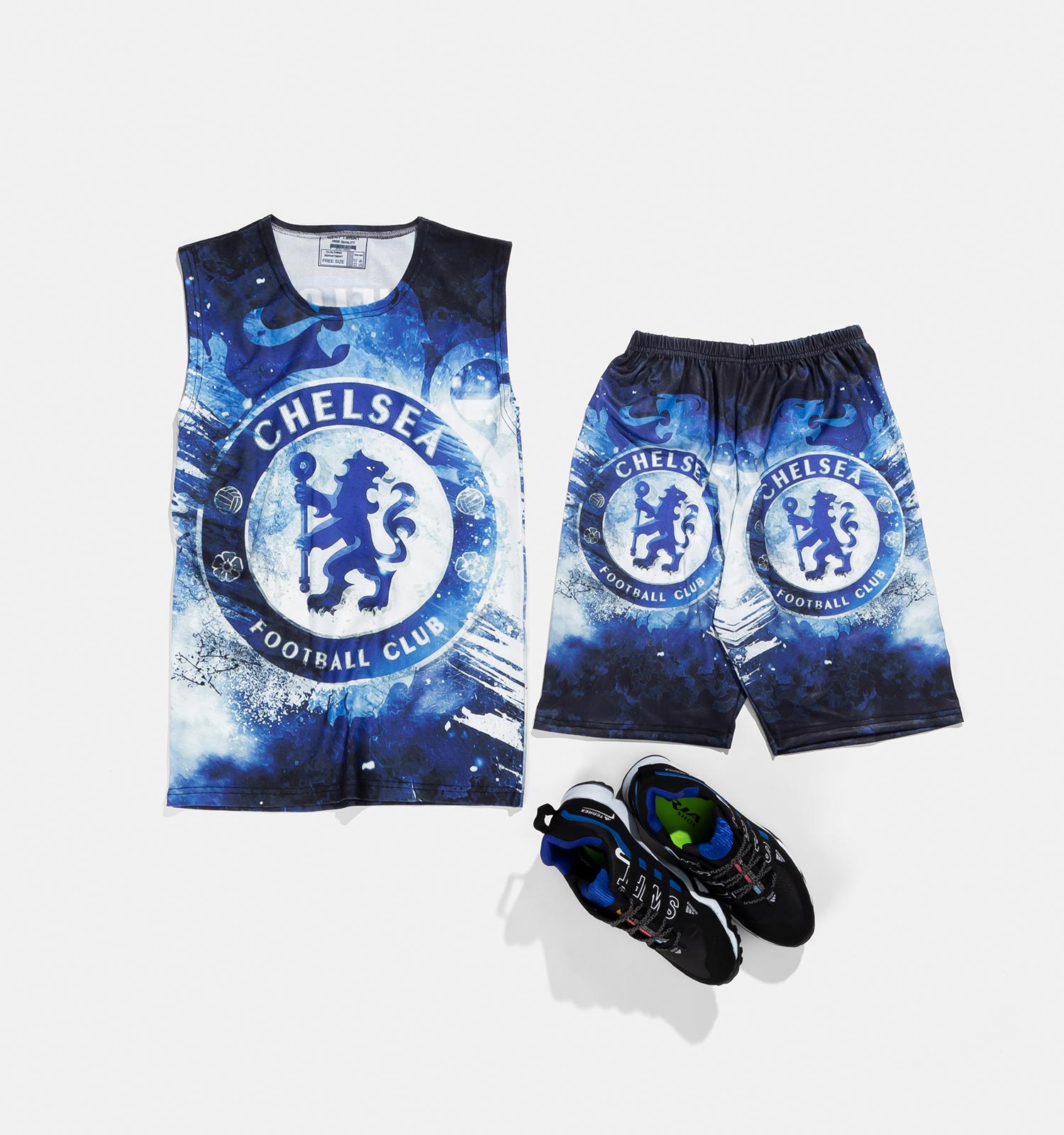 ست رکابی شلوارک مردانه Chelsea مدل 26529