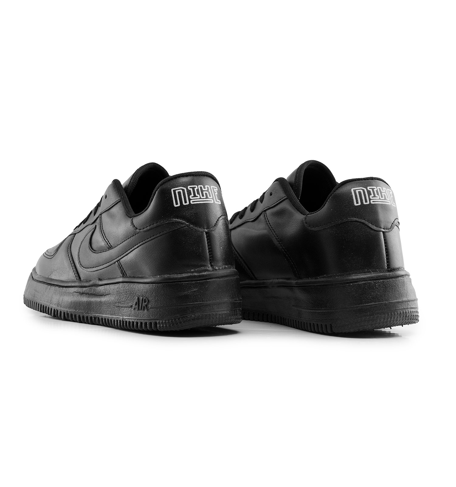 کفش روزمره مردانه Nike چرم مصنوعی بند دار مشکی مدل 45564