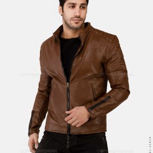 کاپشن چرمی مردانه Benson مدل 22414