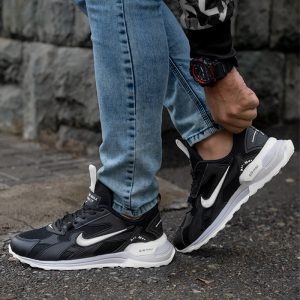 کفش ورزشی Air Max مشکی سفید مردانه مدل Rasin