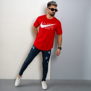 تیشرت مردانه NIKE AIR قرمز مدل ROKO