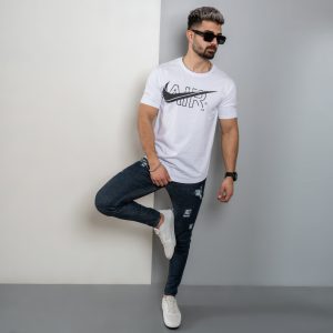 تیشرت مردانه NIKE AIR سفید مدل ROKO