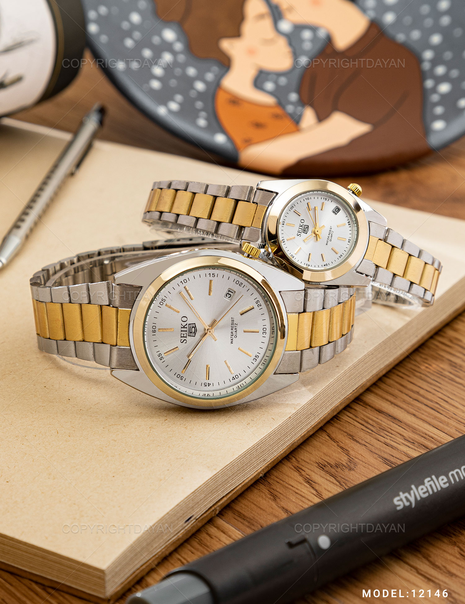 ست ساعت مچی Seiko مدل 12146