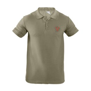 تیشرت V سبز مردانه مدل Sadra