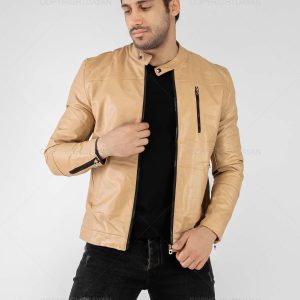 کاپشن چرمی مردانه Rayan مدل 23106