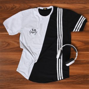 تیشرت T-3 مردانه مشکی مدل MARIO