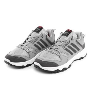کفش اسپرت Adidas مردانه طوسی بندی مدل 43909