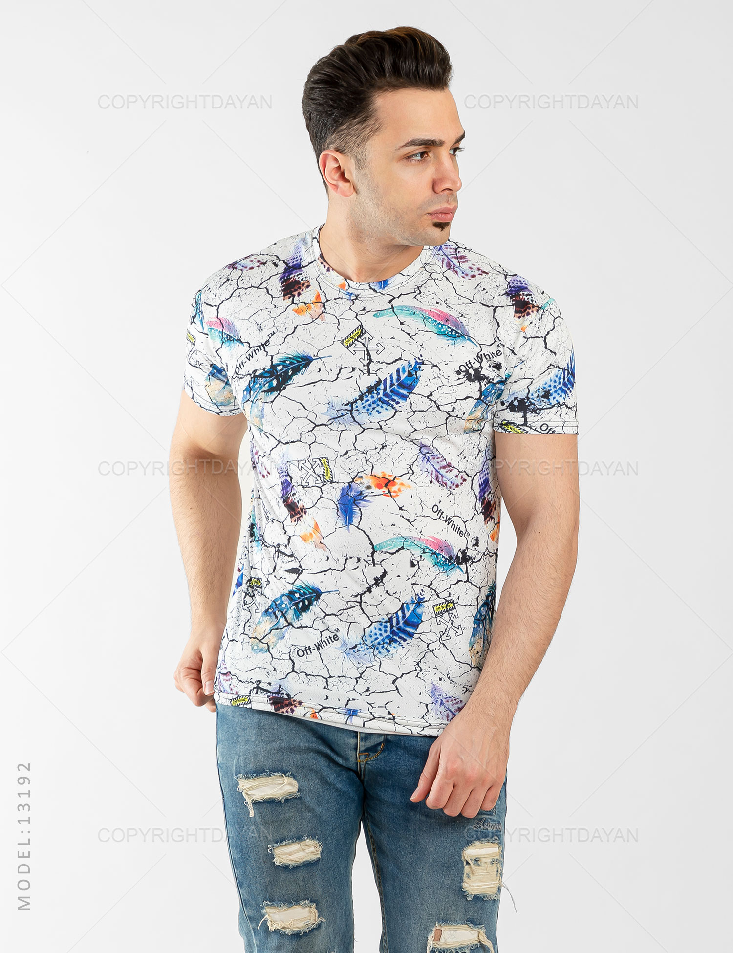 تیشرت مردانه Off – White مدل 13192
