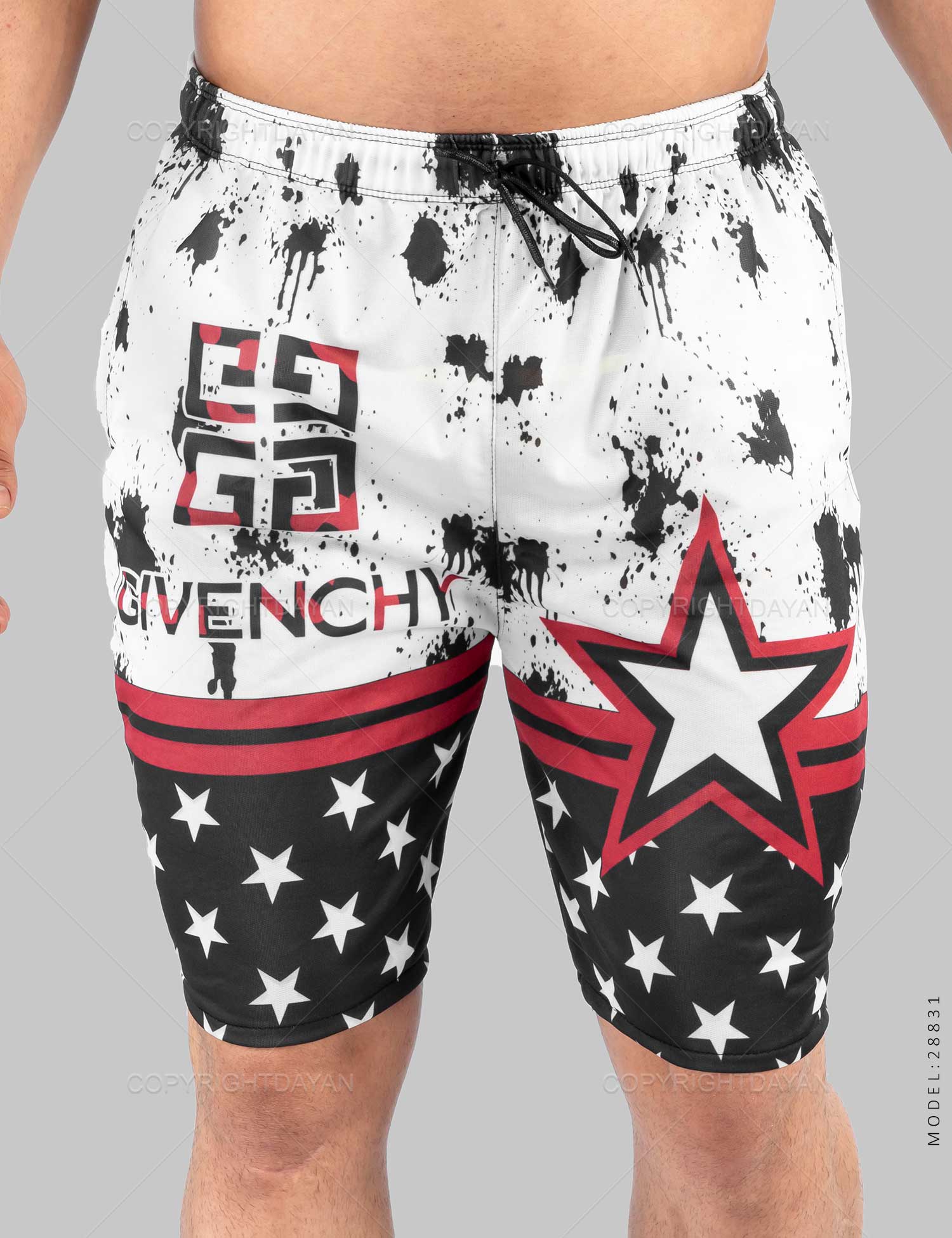 شلوارک مردانه Givenchy مدل 28831