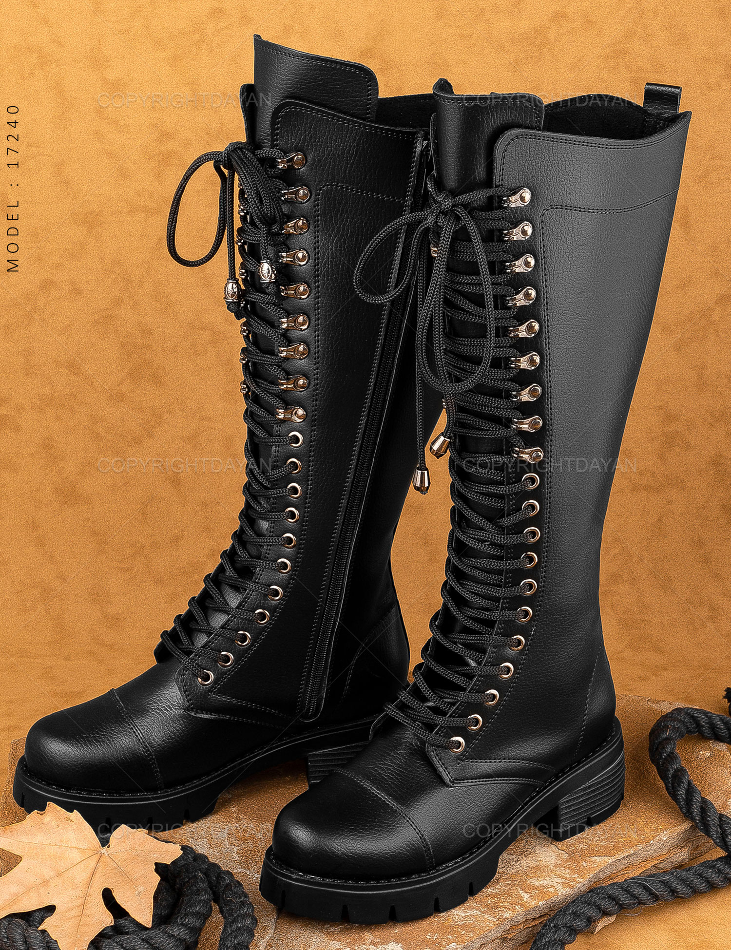 بوت زنانه Versace مدل 17240