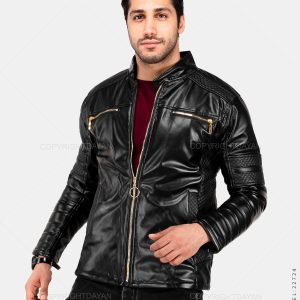 کاپشن چرم مردانه Karen مدل 22724