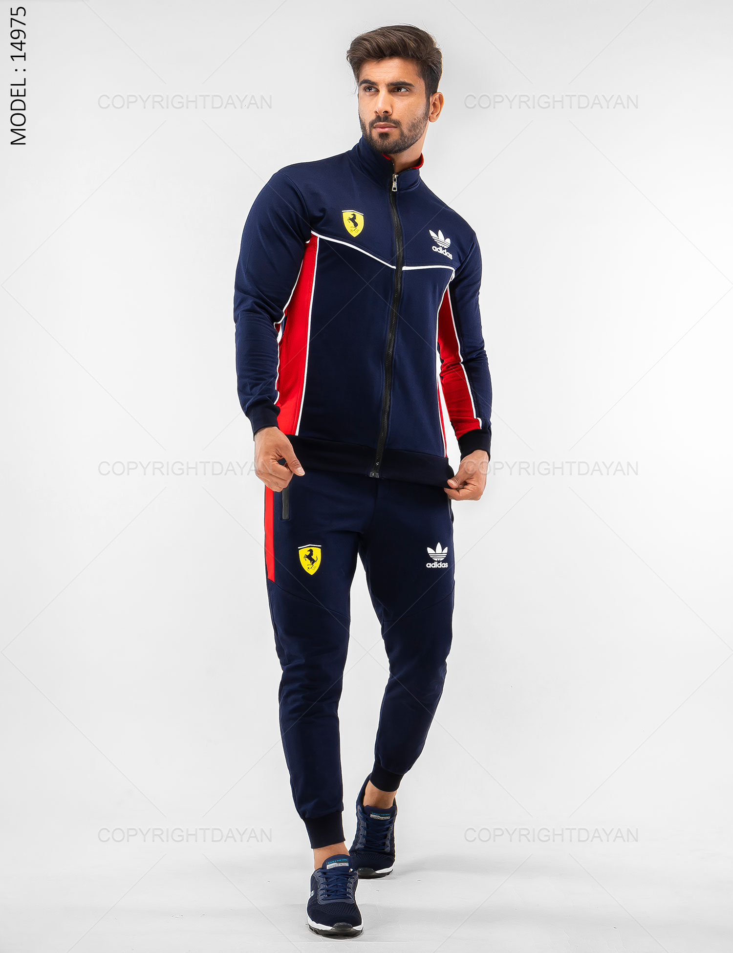 ست سویشرت شلوار مردانه Adidas مدل 14975