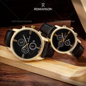 ست ساعت مردانه زنانه Romanson مدل Kezas (مشکی)