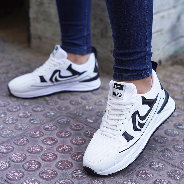 کفش Nike Air سفید مشکی مردانه مدل Raynik