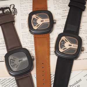ساعت sevenfriday مشکی طلایی مدل richard