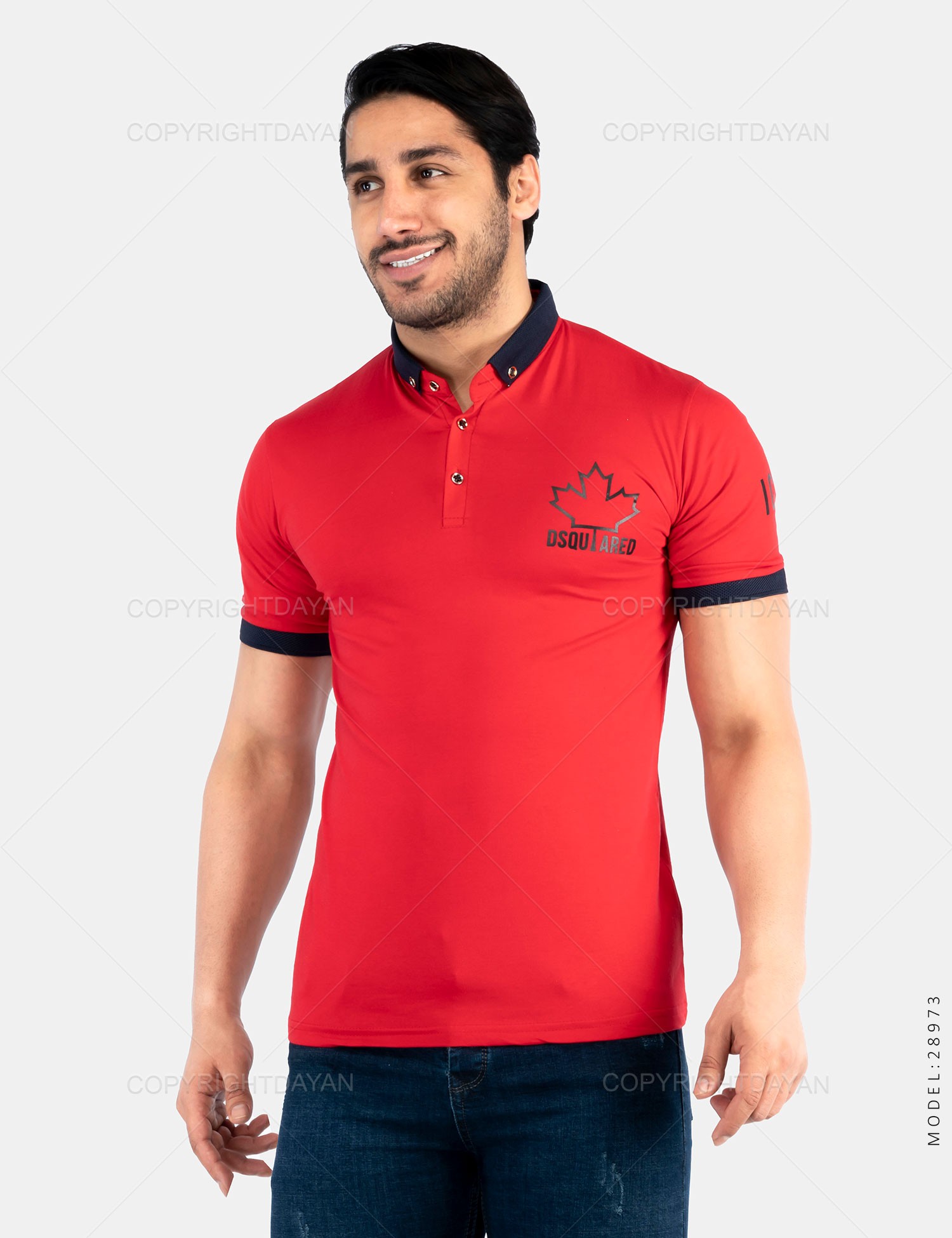 پولوشرت مردانه Dsquared مدل 28973