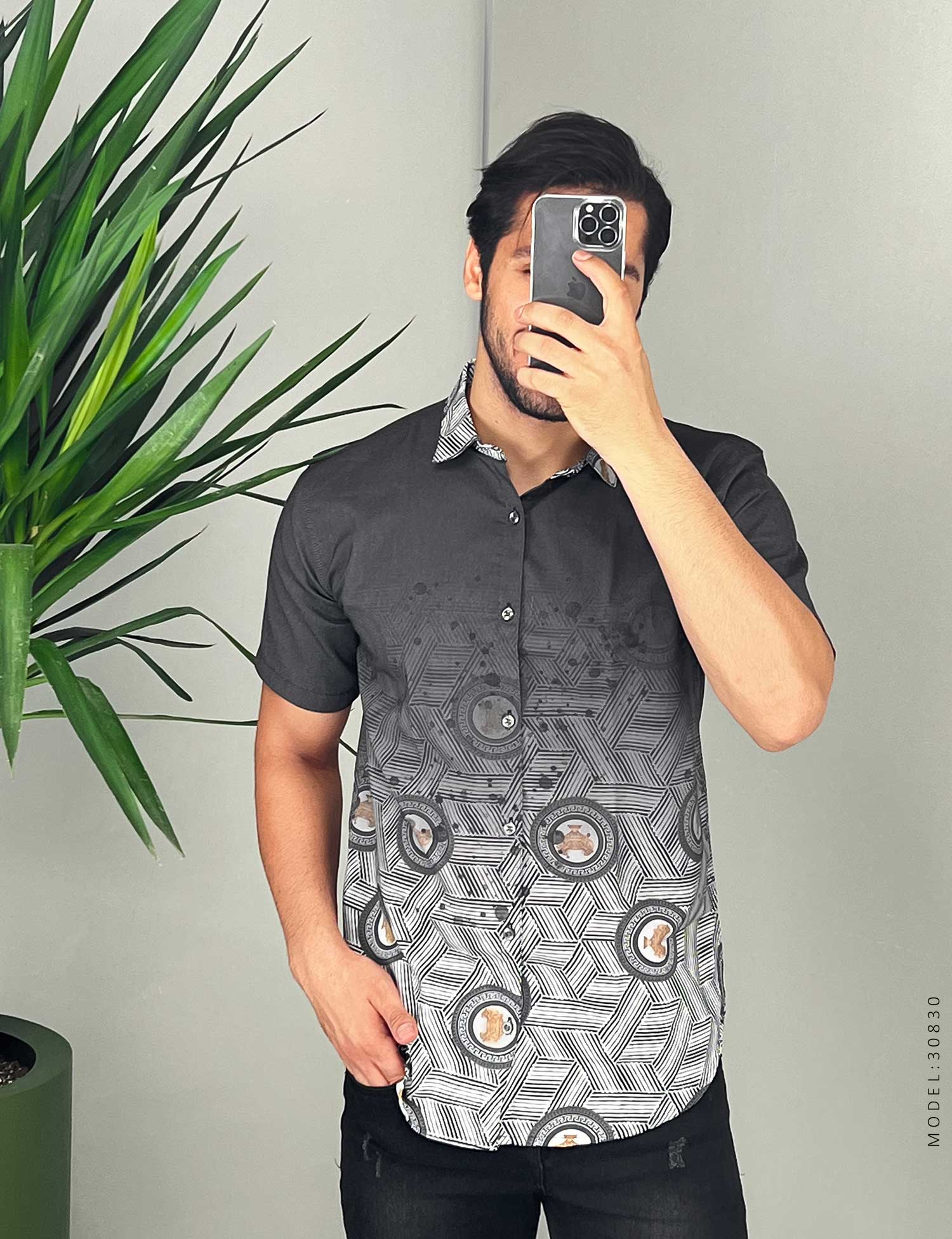 پیراهن مردانه Versace مدل 30830