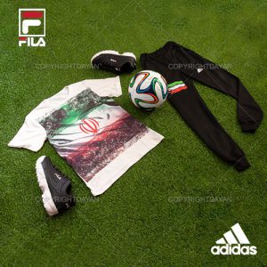 ست تیشرت شلوار مردانه Iran کفش Naba (مشکی سفید)