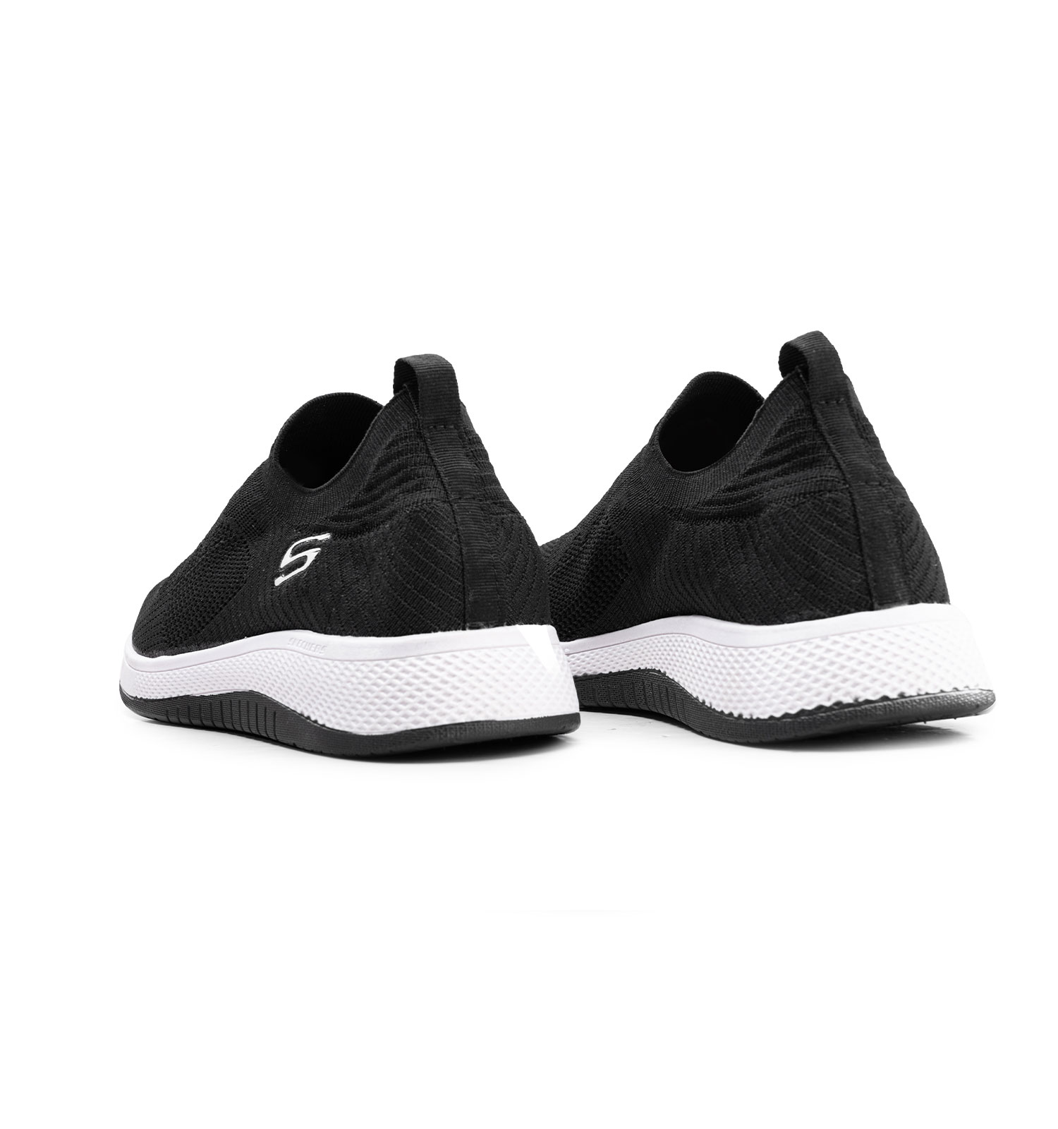 کفش ورزشی Skechers مردانه مشکی پیاده روی بدون بند مدل 45114